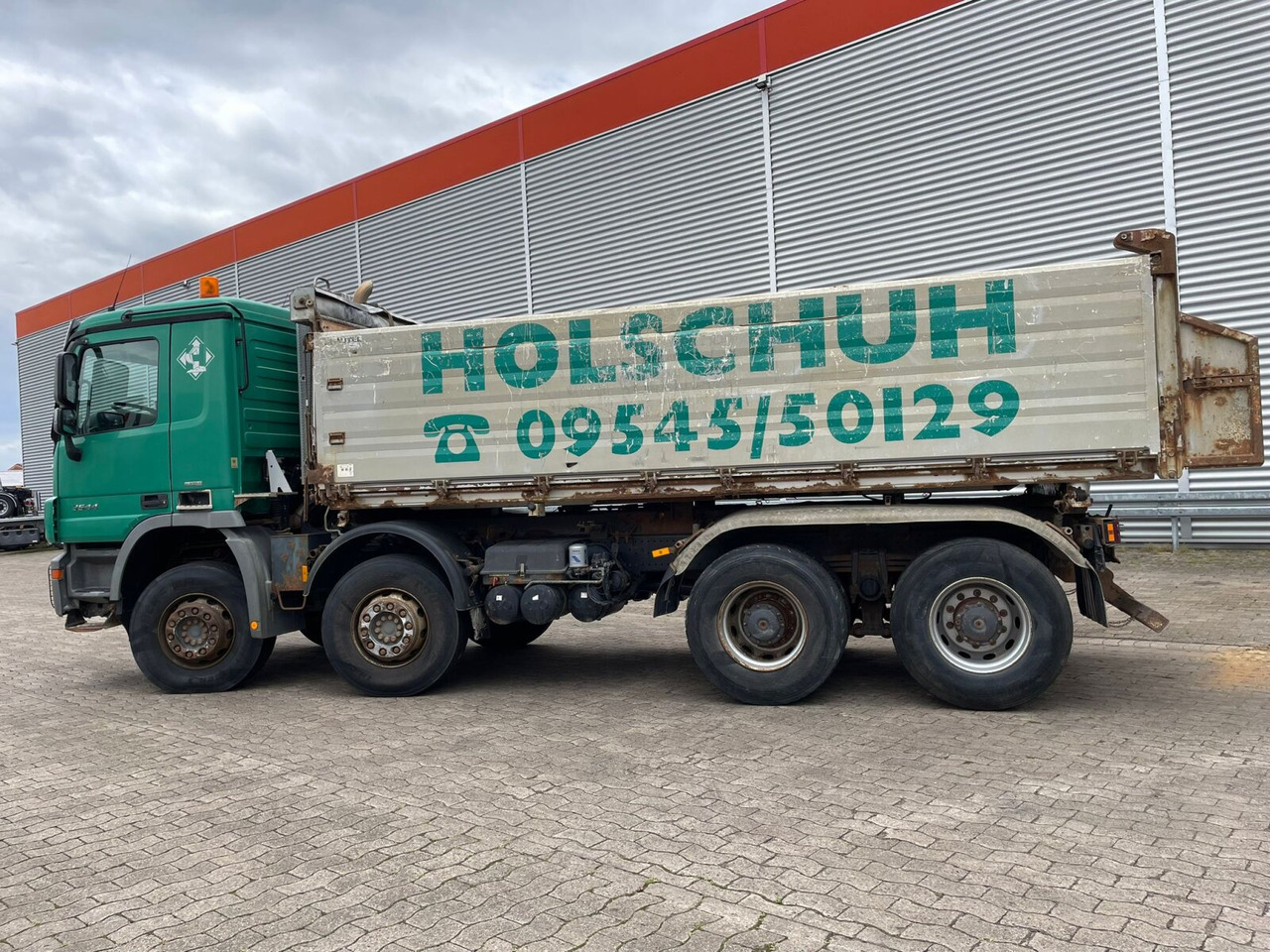 Camion benne Mercedes-Benz Actros MP III 3544/8x4/4 Actros MP III 3544/8x4/4, 3 Pedale: photos 9