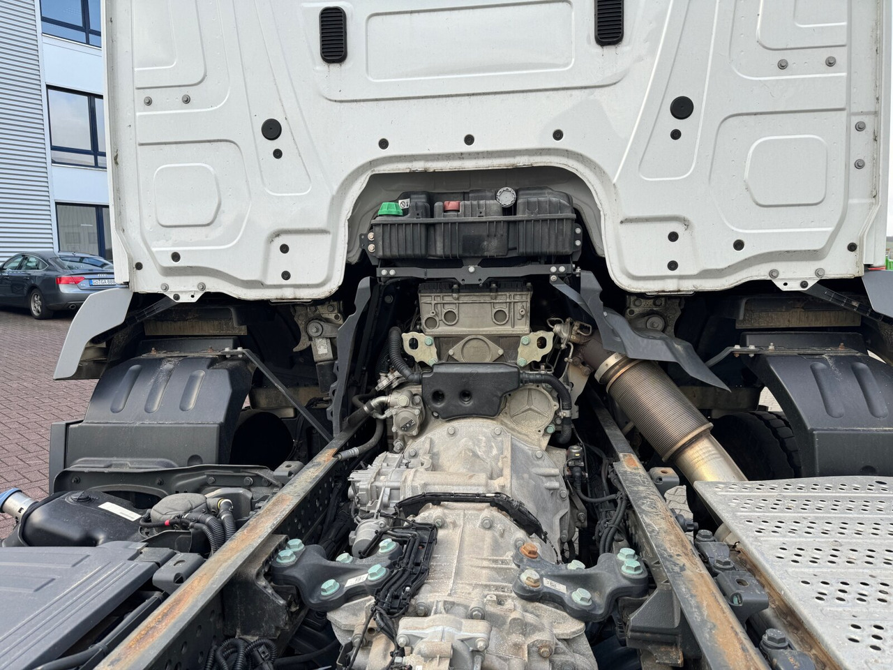 Camion grue Mercedes-Benz Arocs 1840 L 4x2 Arocs 1840 L 4x2, Kran Palfinger PK12001L, Hochstand: photos 15 Camion grue Mercedes-Benz Arocs 1840 L 4x2 Arocs 1840 L 4x2, Kran Palfinger PK12001L, Hochstand: photos 15