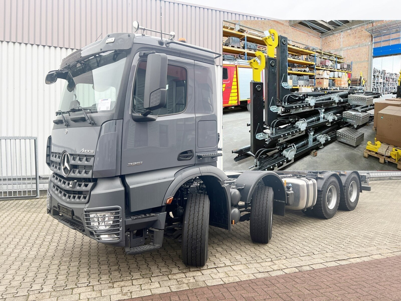 Mercedes-Benz Arocs 3251 L 8x4/4 Arocs 3251 L 8x4/4, Motorabtrieb - Camion ampliroll: photos 1 Mercedes-Benz Arocs 3251 L 8x4/4 Arocs 3251 L 8x4/4, Motorabtrieb - Camion ampliroll: photos 1