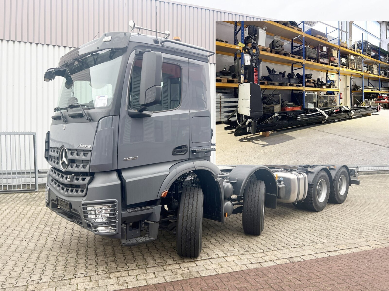 Mercedes-Benz Arocs 3251 L 8x4/4 Arocs 3251 L 8x4/4, Motorabtrieb - Camion ampliroll: photos 1 Mercedes-Benz Arocs 3251 L 8x4/4 Arocs 3251 L 8x4/4, Motorabtrieb - Camion ampliroll: photos 1