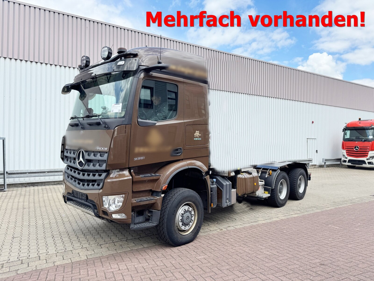 Mercedes-Benz Arocs 3351 LS 6x6 Arocs 3351 LS 6x6, Grounder, MirrorCam, Navi - Châssis cabine: photos 1 Mercedes-Benz Arocs 3351 LS 6x6 Arocs 3351 LS 6x6, Grounder, MirrorCam, Navi - Châssis cabine: photos 1