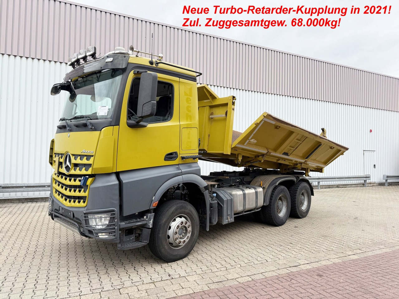 Mercedes-Benz Arocs 3363 K 6x4 Arocs 3363 K 6x4, Grounder, Turbo-Retarder-Kupplung, Bordmatik - Camion benne: photos 1 Mercedes-Benz Arocs 3363 K 6x4 Arocs 3363 K 6x4, Grounder, Turbo-Retarder-Kupplung, Bordmatik - Camion benne: photos 1