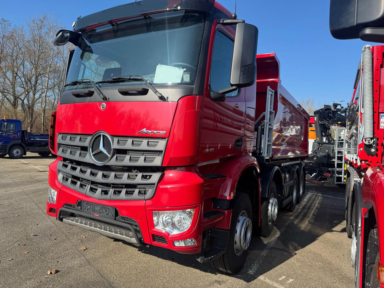 Mercedes-Benz Arocs 4145 K 8x4/4 Arocs 4145 K 8x4/4, Grounder, MultimediaCockpit, Navi, Stahlmulde ca. 16m³ - Tombereau: photos 2 Mercedes-Benz Arocs 4145 K 8x4/4 Arocs 4145 K 8x4/4, Grounder, MultimediaCockpit, Navi, Stahlmulde ca. 16m³ - Tombereau: photos 2