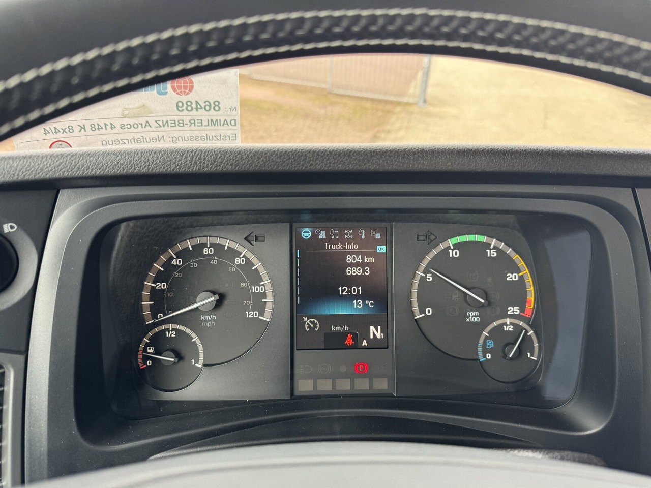 Mercedes-Benz Arocs 4148 K 8x4/4 Arocs 4148 K 8x4/4/45, Turbo-Retarder-Kupplung, Grounder - Camion ampliroll: photos 5 Mercedes-Benz Arocs 4148 K 8x4/4 Arocs 4148 K 8x4/4/45, Turbo-Retarder-Kupplung, Grounder - Camion ampliroll: photos 5