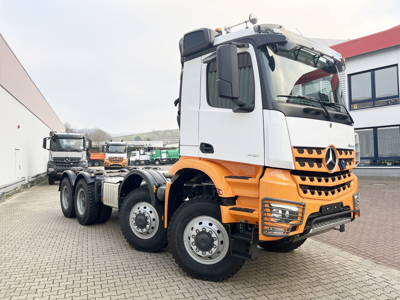 Crédit-bail Mercedes-Benz Arocs 4151 AK 8x8/4 Arocs 4151 AK 8x8/4, Grounder, Meiller Stahlmulde 18m³ Mercedes-Benz Arocs 4151 AK 8x8/4 Arocs 4151 AK 8x8/4, Grounder, Meiller Stahlmulde 18m³: photos 9