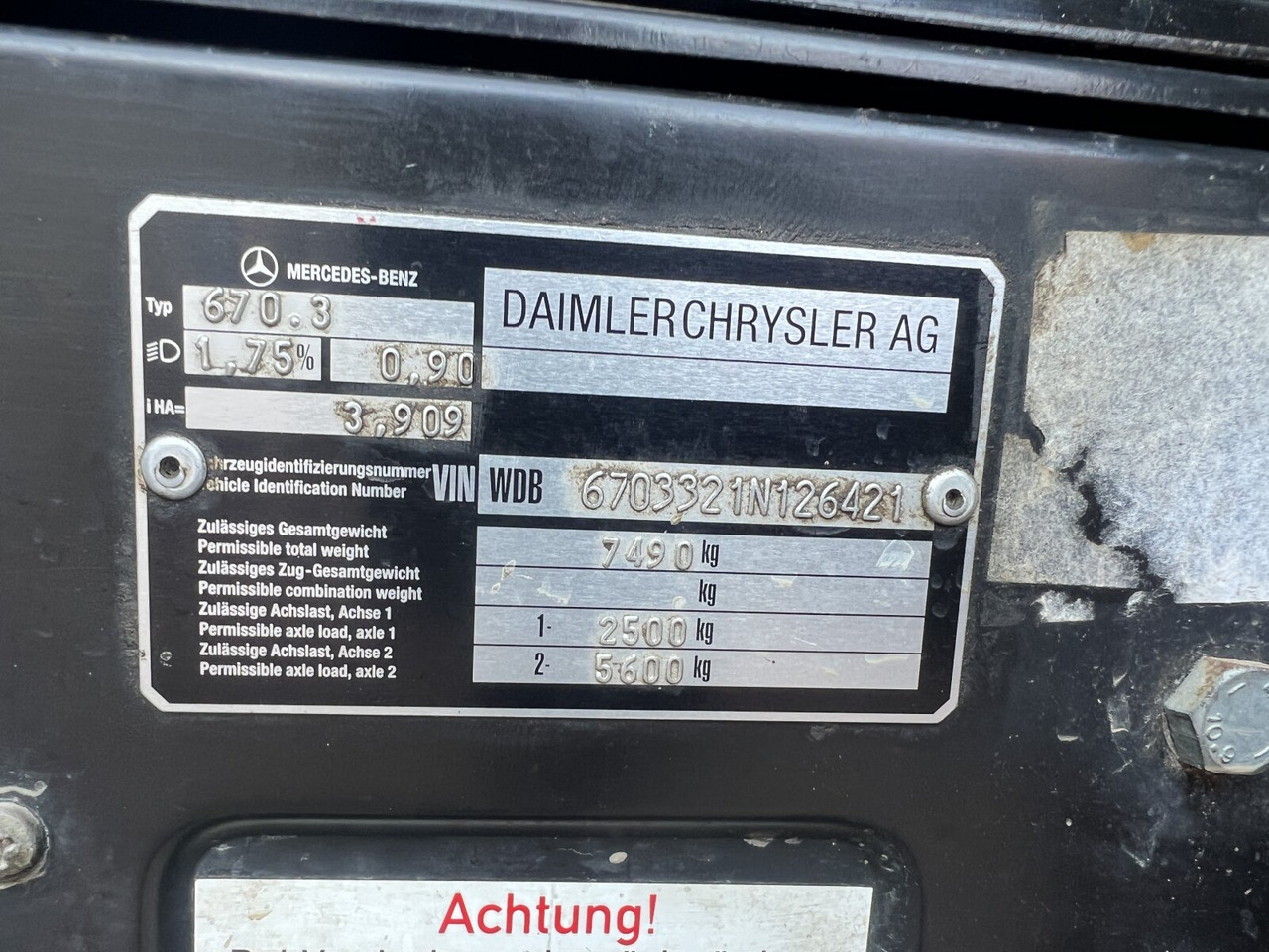 Mercedes-Benz Vario 816 D 4x2 Doka Vario 816 D 4x2 Doka, 2x AHK, Meiller Kipper - Camion benne: photos 5 Mercedes-Benz Vario 816 D 4x2 Doka Vario 816 D 4x2 Doka, 2x AHK, Meiller Kipper - Camion benne: photos 5