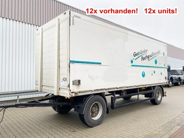 Orten PRASQ 18 Getränkeanhänger PRASQ 18 Getränkeanhänger, Stapleraufnahme, 12x VORHANDEN! - Remorque fourgon: photos 1 Orten PRASQ 18 Getränkeanhänger PRASQ 18 Getränkeanhänger, Stapleraufnahme, 12x VORHANDEN! - Remorque fourgon: photos 1