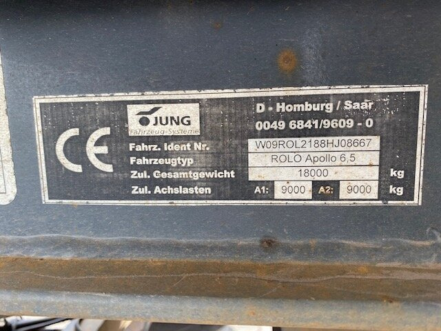 Rolo Apollo 6,5 Rolo Apollo 6,5 Schlittenabroller - Remorque ampliroll/ Multibenne: photos 5 Rolo Apollo 6,5 Rolo Apollo 6,5 Schlittenabroller - Remorque ampliroll/ Multibenne: photos 5