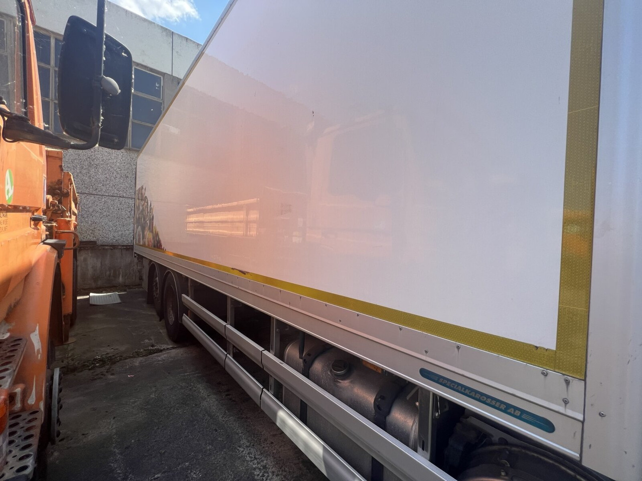 Camion fourgon Scania G420 6x2, ERSATZTEILSPENDER! G420 6x2, Liftachse, Hiab LBW, Motor defekt!: photos 10