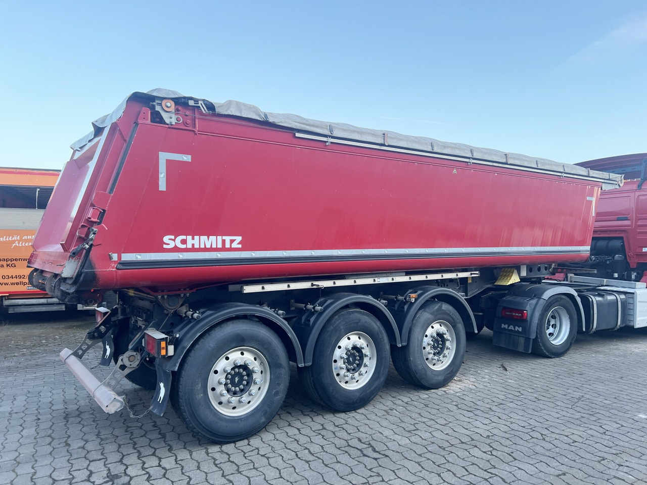 Schmitz Cargobull SKI 24 SL 7.2 SKI 24 SL 7.2, Alumulde ca. 24m³, Liftachse, E-Verdeck, Funk - Semi-remorque: photos 3 Schmitz Cargobull SKI 24 SL 7.2 SKI 24 SL 7.2, Alumulde ca. 24m³, Liftachse, E-Verdeck, Funk - Semi-remorque: photos 3