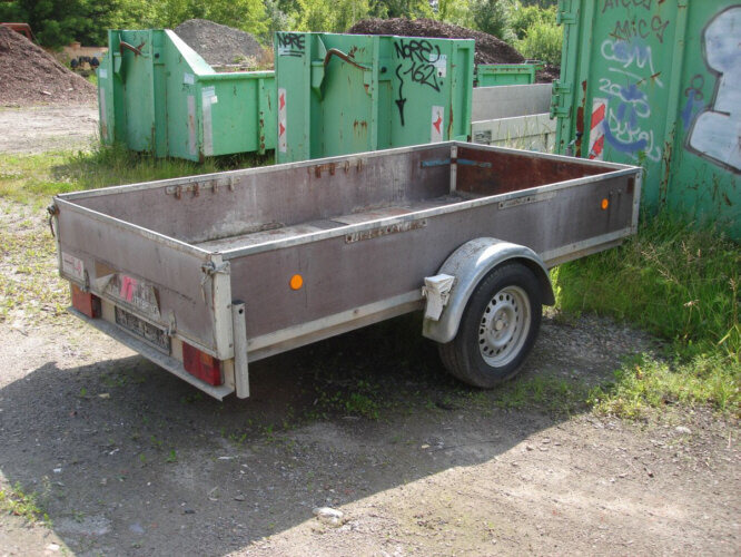 Trebbiner Anh Pritsche TREBBINER FAHRZEUGWERK, 1.500 kg - Remorque voiture: photos 2 Trebbiner Anh Pritsche TREBBINER FAHRZEUGWERK, 1.500 kg - Remorque voiture: photos 2