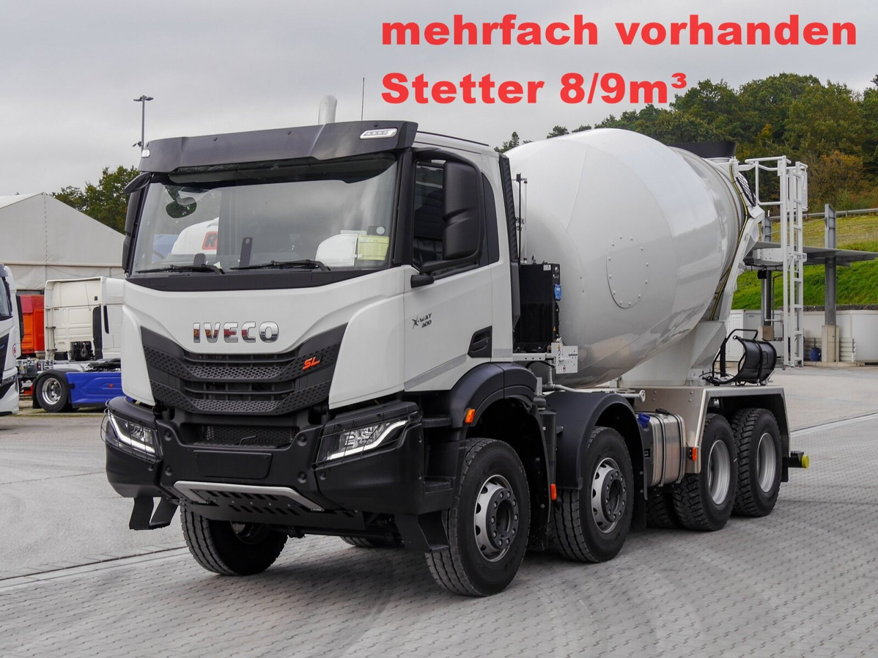 X-Way AD360X40BZ 8x4 X-Way AD360X40BZ 8x4, Stetter Betonmischer ca. 9m³ - Camion malaxeur: photos 1 X-Way AD360X40BZ 8x4 X-Way AD360X40BZ 8x4, Stetter Betonmischer ca. 9m³ - Camion malaxeur: photos 1