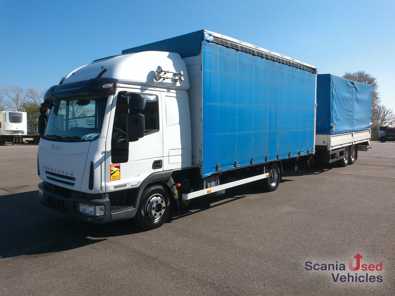 IVECO ML80E 22/P Schiebegardine+LBW 1.500KG - Véhicule utilitaire plateau baché: photos 1 IVECO ML80E 22/P Schiebegardine+LBW 1.500KG - Véhicule utilitaire plateau baché: photos 1
