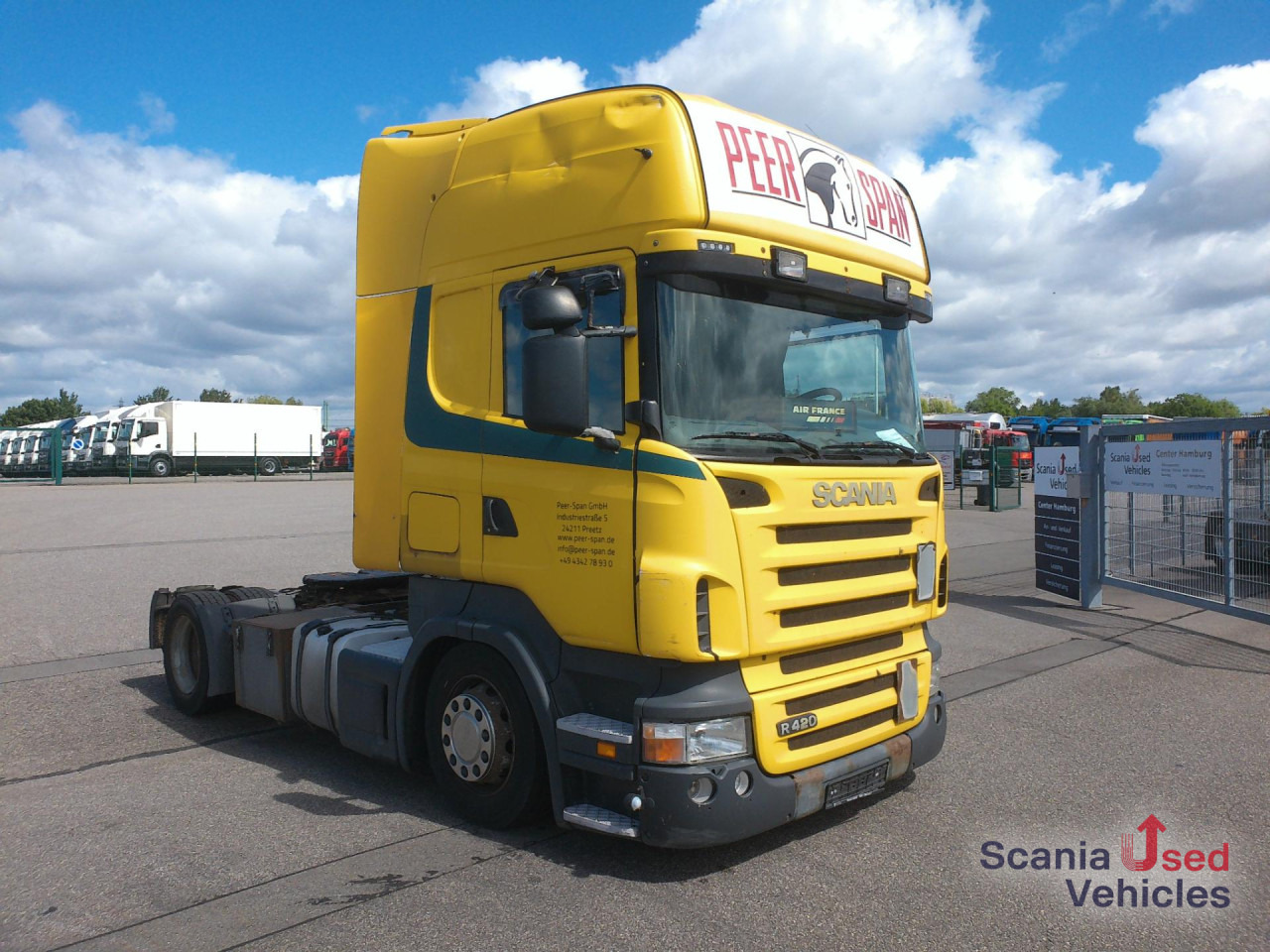 SCANIA R 420 LA4x2MEB Volumen MEGA Jumbo Vollluft - Tracteur routier: photos 1 SCANIA R 420 LA4x2MEB Volumen MEGA Jumbo Vollluft - Tracteur routier: photos 1
