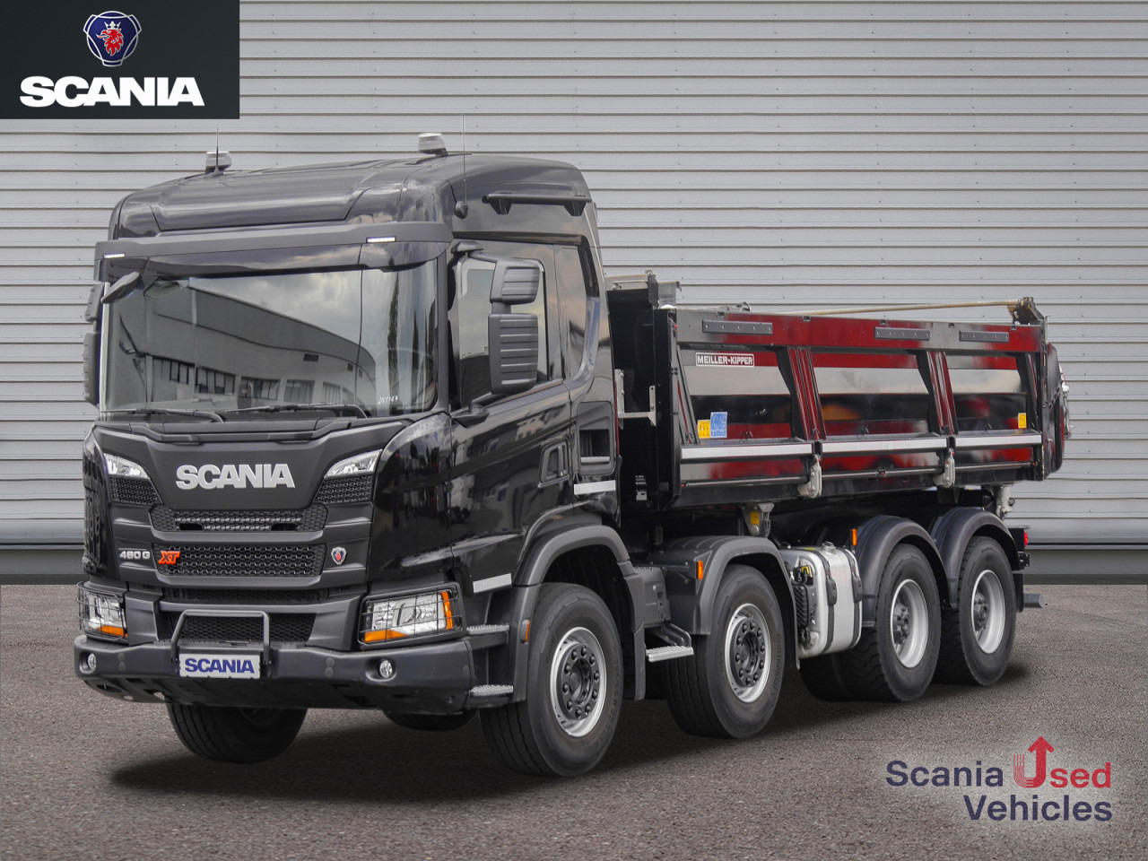 SCANIA G 460 B8x4HZ XT - Meiller D421 / Bordmatik - - Camion benne: photos 1 SCANIA G 460 B8x4HZ XT - Meiller D421 / Bordmatik - - Camion benne: photos 1