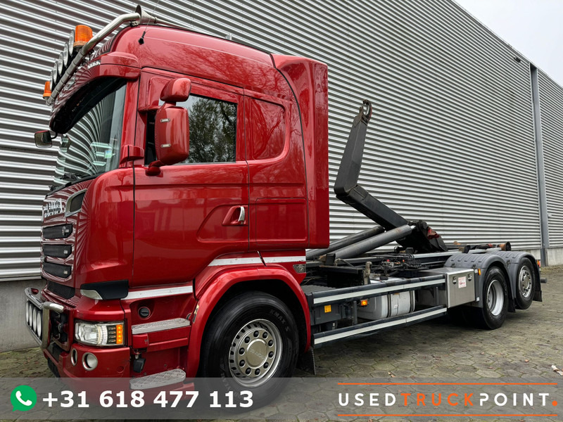 Scania R 580 Highline / 6X2 / Hooksystem / Retarder / Full Air / V8 / Belgium Truck - Camion ampliroll: photos 1 Scania R 580 Highline / 6X2 / Hooksystem / Retarder / Full Air / V8 / Belgium Truck - Camion ampliroll: photos 1