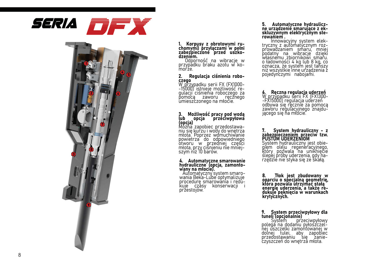 DEMOQ DFX3200 Hydraulic breaker 3200 kg - Marteau hydraulique pour Pelle: photos 3 DEMOQ DFX3200 Hydraulic breaker 3200 kg - Marteau hydraulique pour Pelle: photos 3