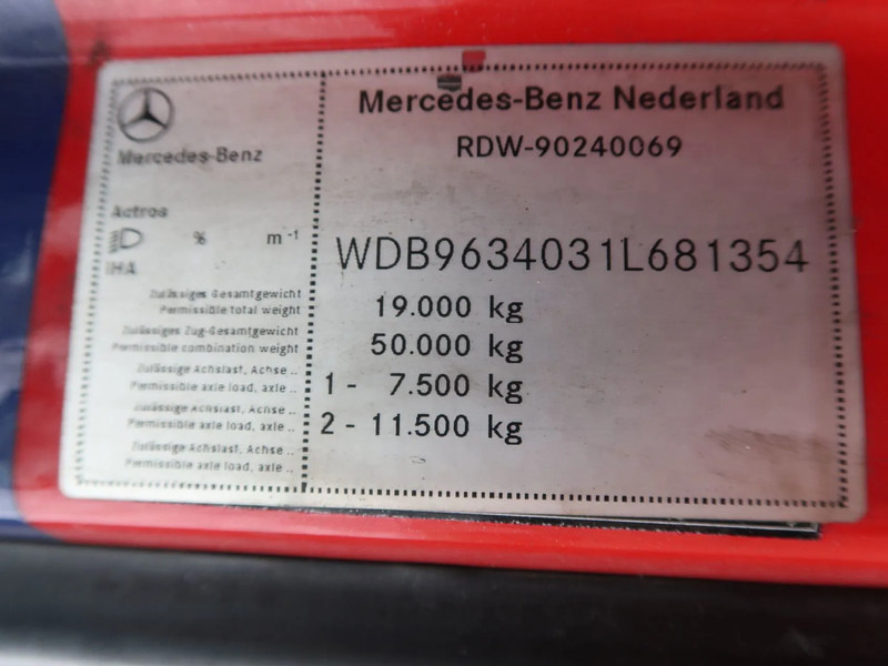 Tracteur routier Mercedes-Benz Actros 1842 Euro 5, Big Space, TUV, Automatic, NL Truck TOP!: photos 18 Tracteur routier Mercedes-Benz Actros 1842 Euro 5, Big Space, TUV, Automatic, NL Truck TOP!: photos 18