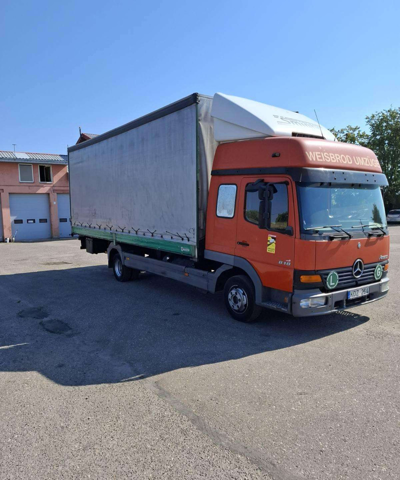 Mercedes-Benz Atego 818 - Camion à rideaux coulissants: photos 1 Mercedes-Benz Atego 818 - Camion à rideaux coulissants: photos 1