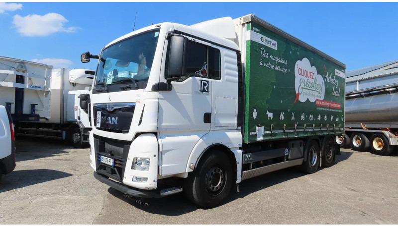 MAN TGX 18.480 446577 KM! RETARDER+ liftaxel + moving axel - Camion à rideaux coulissants: photos 3 MAN TGX 18.480 446577 KM! RETARDER+ liftaxel + moving axel - Camion à rideaux coulissants: photos 3