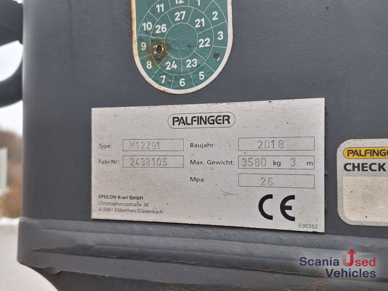 SCANIA R 580 B6x4NB+Epsilon M12 Z - Camion grumier, Camion grue: photos 3 SCANIA R 580 B6x4NB+Epsilon M12 Z - Camion grumier, Camion grue: photos 3