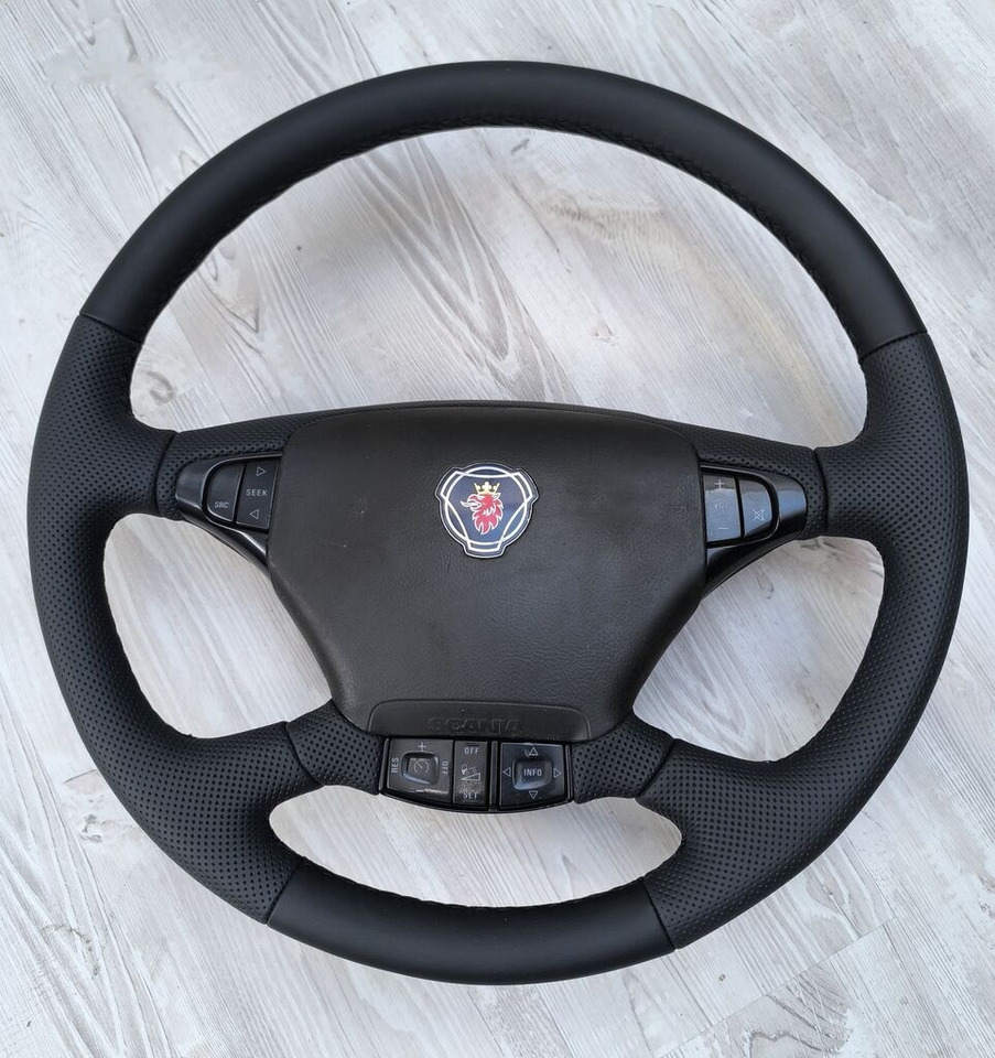 Scania NEW LEATHER Scania R - Volant pour Camion: photos 1 Scania NEW LEATHER Scania R - Volant pour Camion: photos 1