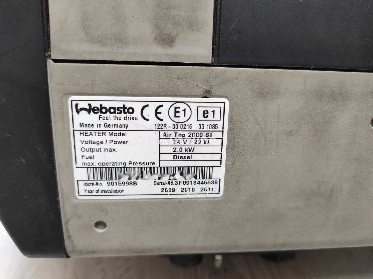 Webasto Renault truck - Chauffage/ Ventilation pour Camion: photos 4 Webasto Renault truck - Chauffage/ Ventilation pour Camion: photos 4
