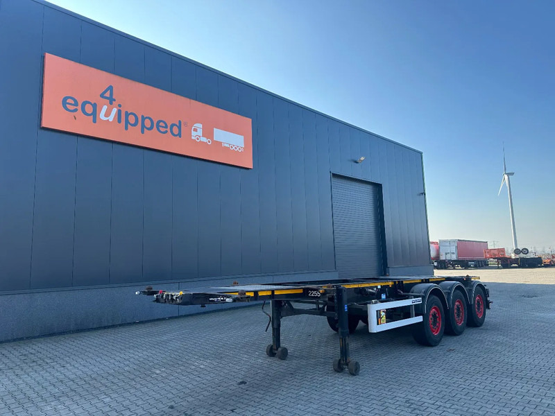 Burg 20FT / 20FT SWAP ADR (EX/II, EX/III, FL, AT) Chassis, 3.690kg, SAF INTRADISC, 2x Liftaxle, NL-chassis, APK/ADR: 08-2025 - Semi-remorque porte-conteneur/ Caisse mobile: photos 1 Burg 20FT / 20FT SWAP ADR (EX/II, EX/III, FL, AT) Chassis, 3.690kg, SAF INTRADISC, 2x Liftaxle, NL-chassis, APK/ADR: 08-2025 - Semi-remorque porte-conteneur/ Caisse mobile: photos 1