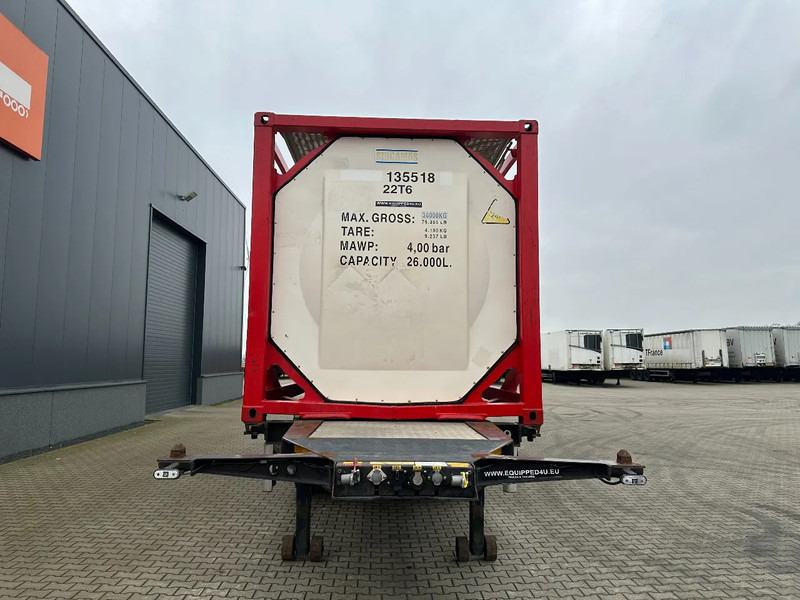 Burg 20FT ADR (EX/II, EX/III, FL, AT) Chassis + Tankcontainer 26.000L /3 baffels - Semi-remorque citerne: photos 5 Burg 20FT ADR (EX/II, EX/III, FL, AT) Chassis + Tankcontainer 26.000L /3 baffels - Semi-remorque citerne: photos 5