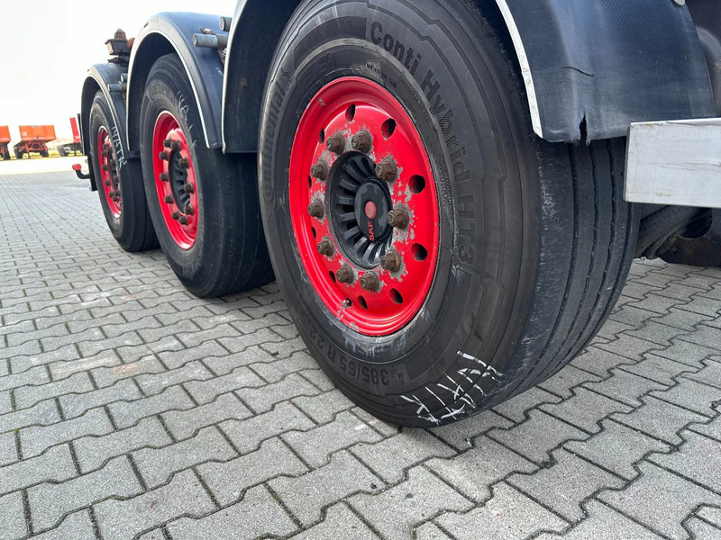 Semi-remorque porte-conteneur/ Caisse mobile Burg 20FT ADR (EX/II, EX/III, FL, AT), Leeggewicht: 3.690kg, SAF INTRADISC, 2x liftaxle, ALCOA, NL-Chassis, APK/ADR: 08-2025: photos 14