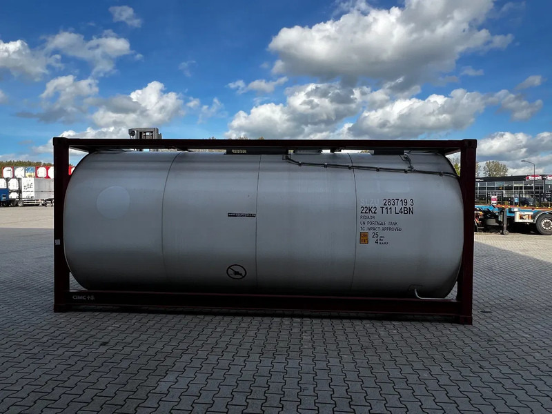CIMC UNUSED, BOTH FOOD STUFF/CHEMICAL USE, 20FT ISO, 25.000L, L4BN, UN Portable, T11, test: 12-2026 - Cuve de stockage: photos 4 CIMC UNUSED, BOTH FOOD STUFF/CHEMICAL USE, 20FT ISO, 25.000L, L4BN, UN Portable, T11, test: 12-2026 - Cuve de stockage: photos 4