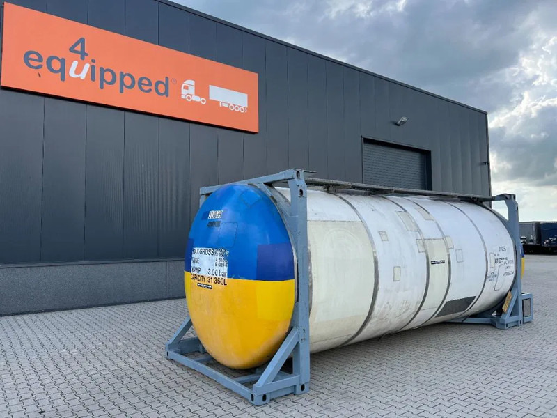 CPV 31.360L, steam heating, UN PORTABLE, T11, 5Y+CSC insp.: 02/2026 - Cuve de stockage: photos 1 CPV 31.360L, steam heating, UN PORTABLE, T11, 5Y+CSC insp.: 02/2026 - Cuve de stockage: photos 1