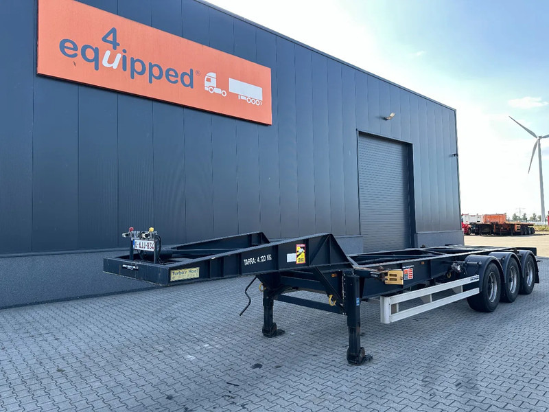 Diversen 20FT GOOSENECK ADR CHASSIS, BPW + DISC, ADR (FL, AT, OX), 4x available - Semi-remorque porte-conteneur/ Caisse mobile: photos 1 Diversen 20FT GOOSENECK ADR CHASSIS, BPW + DISC, ADR (FL, AT, OX), 4x available - Semi-remorque porte-conteneur/ Caisse mobile: photos 1