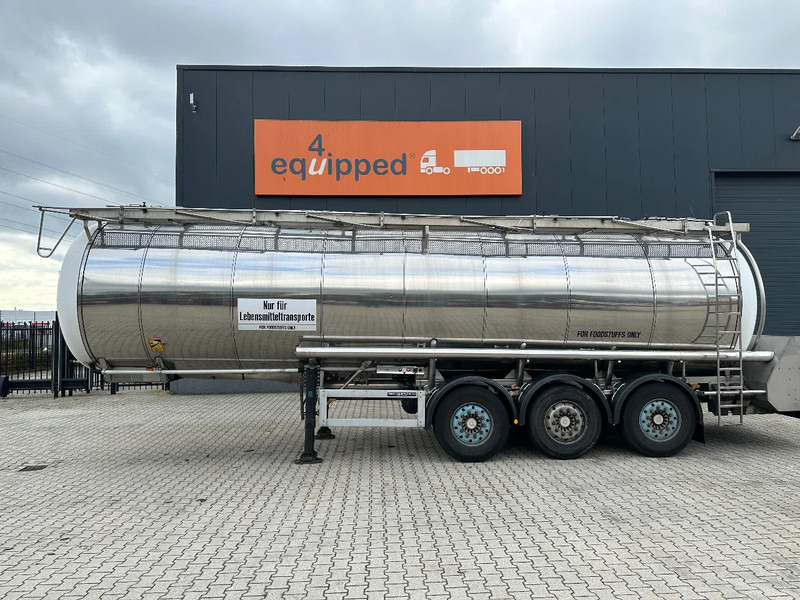 Feldbinder FOOD / LEVENSMIDDELEN / LEBENSMITTEL / 33.500L / 3-COMP / PUMP / NL-trailer / APK: 10-2026 - Semi-remorque citerne: photos 2 Feldbinder FOOD / LEVENSMIDDELEN / LEBENSMITTEL / 33.500L / 3-COMP / PUMP / NL-trailer / APK: 10-2026 - Semi-remorque citerne: photos 2