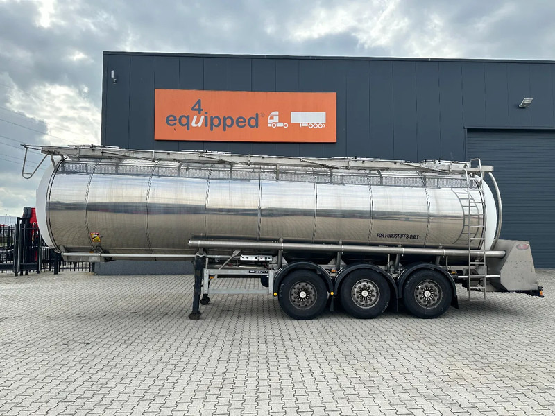 Feldbinder FOOD / LEVENSMIDDELEN / LEBENSMITTEL / 33.500L / 3-COMP / PUMP / NL-trailer / APK: 10-2026 - Semi-remorque citerne: photos 2 Feldbinder FOOD / LEVENSMIDDELEN / LEBENSMITTEL / 33.500L / 3-COMP / PUMP / NL-trailer / APK: 10-2026 - Semi-remorque citerne: photos 2