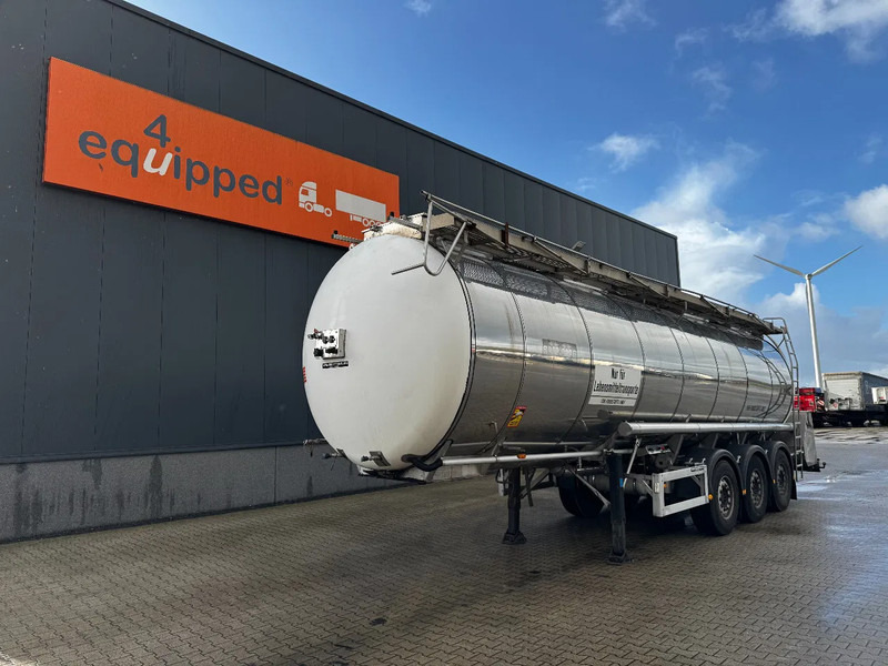 Feldbinder LEBENSMITTEL / LEVENSMIDDELEN FOOD / 33.500L / 3-COMP / PUMPE / NL-trailer / APK: 05-2026 - Semi-remorque citerne: photos 1 Feldbinder LEBENSMITTEL / LEVENSMIDDELEN FOOD / 33.500L / 3-COMP / PUMPE / NL-trailer / APK: 05-2026 - Semi-remorque citerne: photos 1