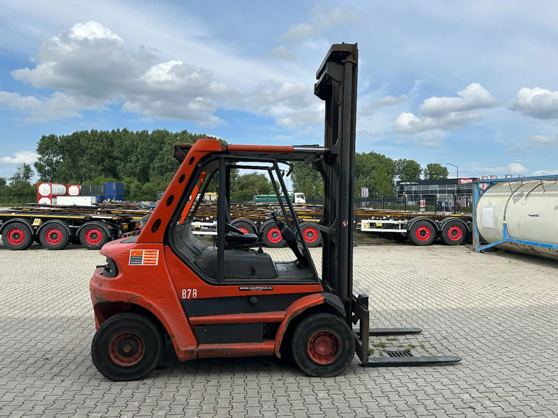 Linde H80D-03 FORKLIFT, 8000KG, duplex, 6 cil. Deutz diesel, 12.200hrs, - Chariot élévateur diesel: photos 5 Linde H80D-03 FORKLIFT, 8000KG, duplex, 6 cil. Deutz diesel, 12.200hrs, - Chariot élévateur diesel: photos 5