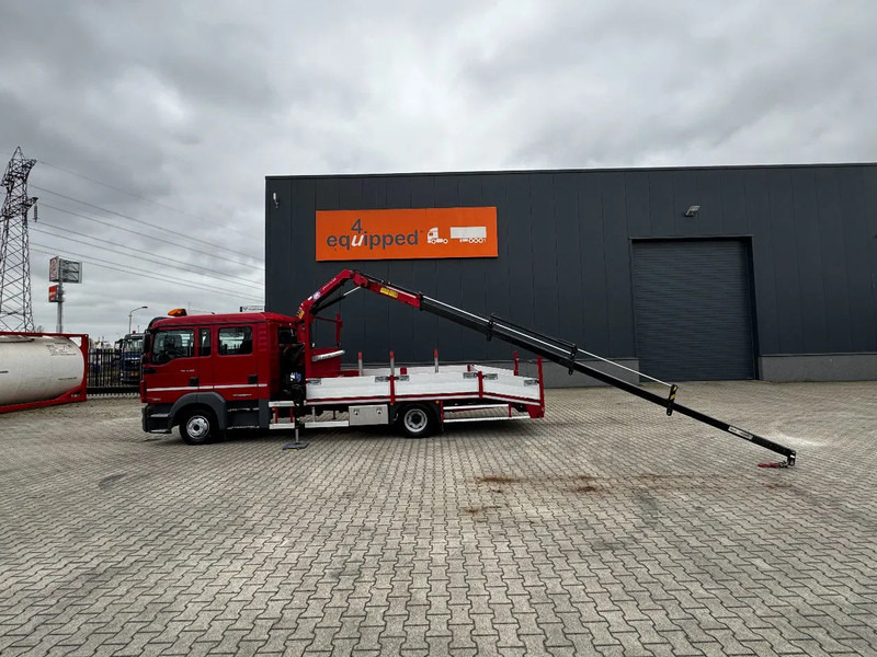 MAN TGL 8.180 Dubbele Cabine (DOKA), HMF535 K3 kraan met slechts 283 uur en 211.164km, EURO-6, oprij-platen, NL-truck, APK: 11/2025 - Camion porte-voitures, Camion grue: photos 1 MAN TGL 8.180 Dubbele Cabine (DOKA), HMF535 K3 kraan met slechts 283 uur en 211.164km, EURO-6, oprij-platen, NL-truck, APK: 11/2025 - Camion porte-voitures, Camion grue: photos 1