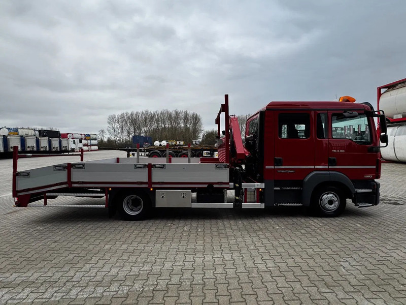 Camion grue MAN TGL 8.180 crew cab (DOKA), HMF535 K3 crane, 283 running hours only, 211.164 KM, ramps, EURO-6, TOP,-condition: photos 12