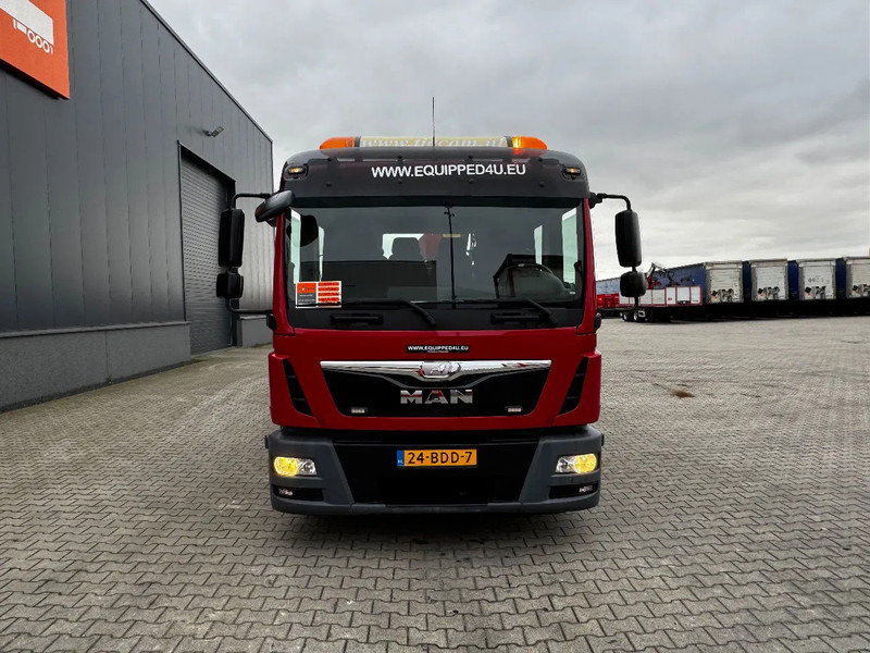 Camion grue MAN TGL 8.180 crew cab (DOKA), HMF535 K3 crane, 283 running hours only, 211.164 KM, ramps, EURO-6, TOP,-condition: photos 9