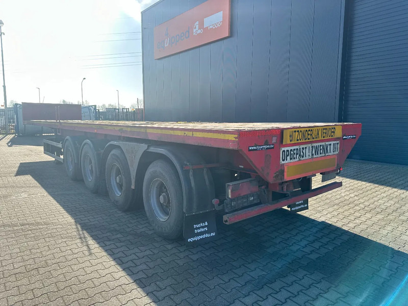 MOL 62 tons Ballast trailer, 4 axles, 2 steering axles, Belgium- trailer, very good tyres - Semi-remorque plateau: photos 2 MOL 62 tons Ballast trailer, 4 axles, 2 steering axles, Belgium- trailer, very good tyres - Semi-remorque plateau: photos 2