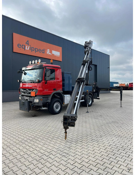 Mercedes-Benz Actros 2046 4x4 / FULL SPRING / HIAB 288 EP 5 HIPRO Crane / EURO-5 - Camion grue: photos 1 Mercedes-Benz Actros 2046 4x4 / FULL SPRING / HIAB 288 EP 5 HIPRO Crane / EURO-5 - Camion grue: photos 1