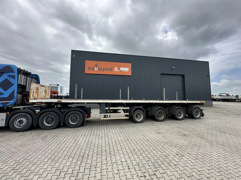 Nooteboom OVB-73-04, 73 tons Ballast trailer, 4 axles, 3 hydraulic steering axles, 75% tyres, MOT 03/2026 - Semi-remorque plateau: photos 2 Nooteboom OVB-73-04, 73 tons Ballast trailer, 4 axles, 3 hydraulic steering axles, 75% tyres, MOT 03/2026 - Semi-remorque plateau: photos 2