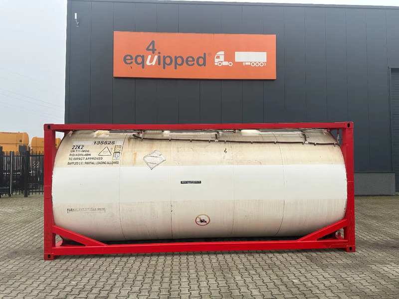 SINGAMAS 20FT ISO, 26.000L/1-COMP/3 BAFFELS/3 manholes, 5Y inspection: 06/2027 - Cuve de stockage: photos 2 SINGAMAS 20FT ISO, 26.000L/1-COMP/3 BAFFELS/3 manholes, 5Y inspection: 06/2027 - Cuve de stockage: photos 2