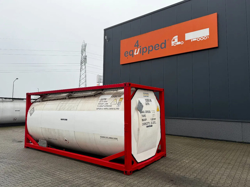 SINGAMAS 20FT ISO, 26.000L/1-COMP/3 BAFFELS/3 manholes, 5Y inspection: 07/2027 - Cuve de stockage: photos 3 SINGAMAS 20FT ISO, 26.000L/1-COMP/3 BAFFELS/3 manholes, 5Y inspection: 07/2027 - Cuve de stockage: photos 3
