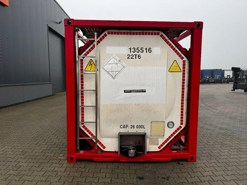 SINGAMAS 20FT ISO, 26.000L/1-COMP/3 BAFFELS/3 manholes, 5Y inspection: 07/2027 - Cuve de stockage: photos 4 SINGAMAS 20FT ISO, 26.000L/1-COMP/3 BAFFELS/3 manholes, 5Y inspection: 07/2027 - Cuve de stockage: photos 4