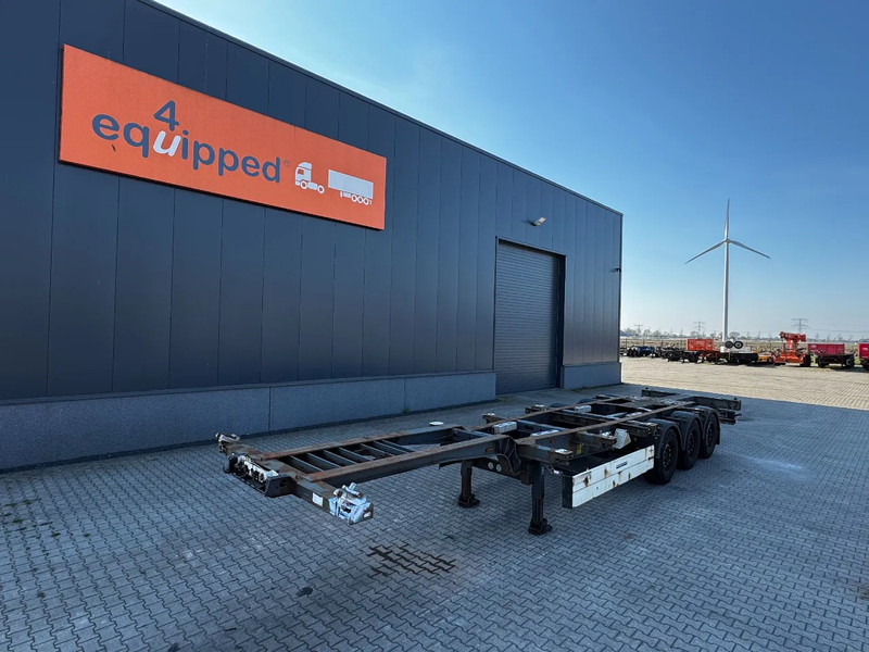 Schmitz Cargobull 40FT HC-chassis, SAF + disc, liftaxle, extendable at the rear, NL-chassis - Semi-remorque porte-conteneur/ Caisse mobile: photos 1 Schmitz Cargobull 40FT HC-chassis, SAF + disc, liftaxle, extendable at the rear, NL-chassis - Semi-remorque porte-conteneur/ Caisse mobile: photos 1