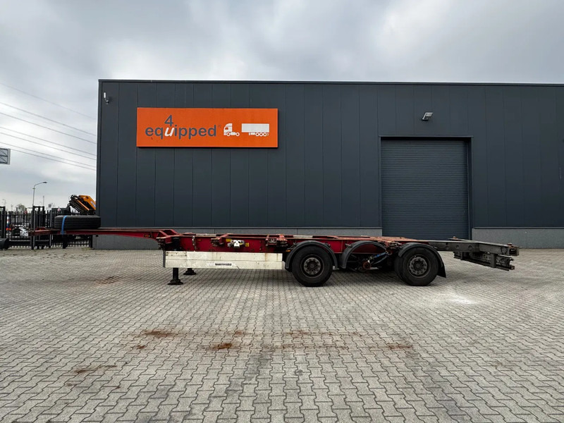 Schmitz Cargobull 40FT HC-chassis, disc, liftaxle, extendable at the rear, WITH WORK!!! - Semi-remorque porte-conteneur/ Caisse mobile: photos 2 Schmitz Cargobull 40FT HC-chassis, disc, liftaxle, extendable at the rear, WITH WORK!!! - Semi-remorque porte-conteneur/ Caisse mobile: photos 2