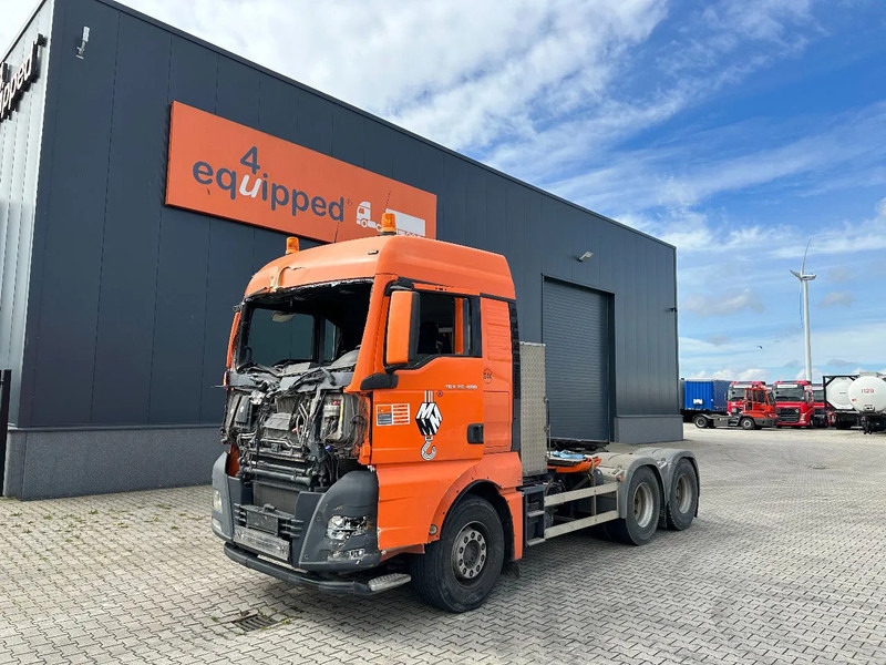 MAN TGX 26.480 6x4, MANUAL GEARBOX, ONLY CABIN DAMAGE, 231.000KM - Tracteur routier: photos 1 MAN TGX 26.480 6x4, MANUAL GEARBOX, ONLY CABIN DAMAGE, 231.000KM - Tracteur routier: photos 1