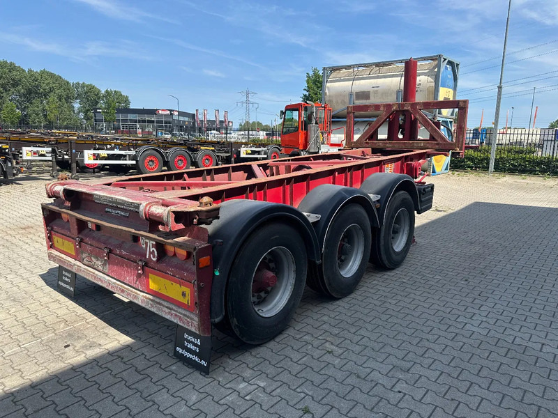 Van Hool 3 AXLE 20FT TIPPING-CHASSIS, BPW + disc, liftaxle, steering axle, BROKEN HYVA-CYLINDER - Semi-remorque porte-conteneur/ Caisse mobile: photos 4 Van Hool 3 AXLE 20FT TIPPING-CHASSIS, BPW + disc, liftaxle, steering axle, BROKEN HYVA-CYLINDER - Semi-remorque porte-conteneur/ Caisse mobile: photos 4